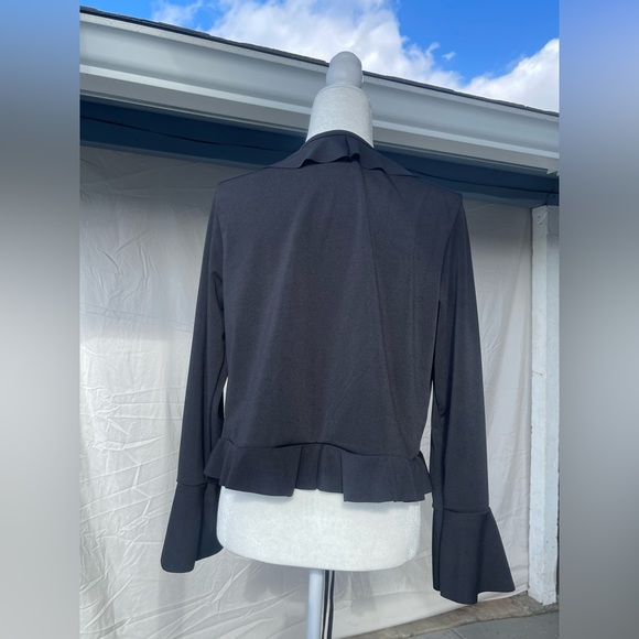 SHEIN curve black cropped cardigan size 0x - Picture 2 of 5